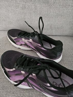 Ryka Women's Purple and Black Running Sneakers